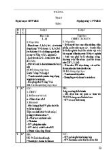 Giáo án tuần 3 lớp 1, 3 - Năm học 2016-2017